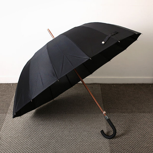 빌리버스 무지 곡자 장우산 DUN002_2 우산 튼튼한장우산