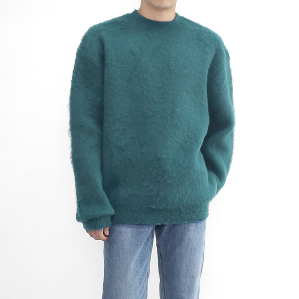 빌리버스 남자 니트티 BRV072 스웨터 라운드 부드러운 티셔츠