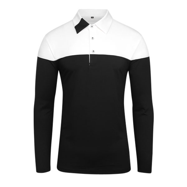 빌리버스 골프웨어 남성 카라티 BGLT020 스판 긴팔 티셔츠