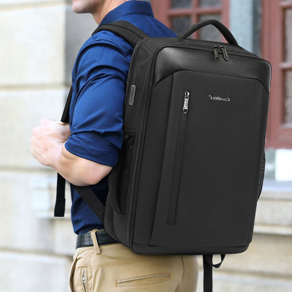 빌리버스 남자 백팩 BJI497 노트북 17 수납가능 캐리어 결합 가방
