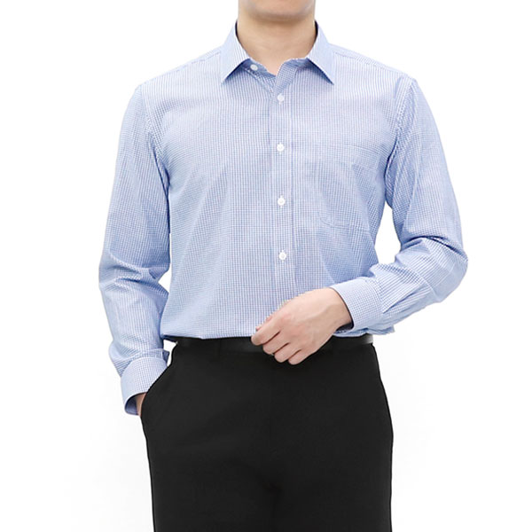 빌리버스 남자 셔츠 체크 일반핏 와이셔츠 긴팔 남방 BSH210
