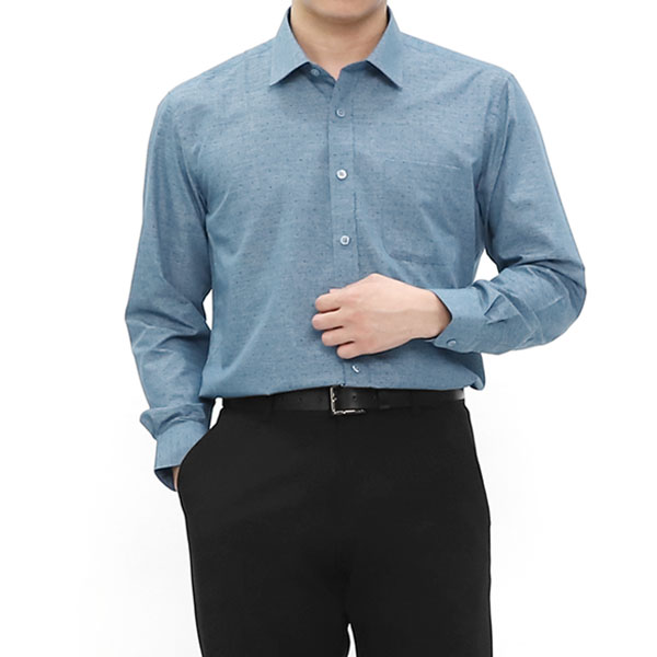 빌리버스 남성 셔츠 패턴 일반핏 긴팔 남방 와이셔츠 BSH207