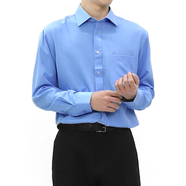 빌리버스 남자 셔츠 일반핏 무지 와이셔츠 정장 긴팔 남방 BSV107
